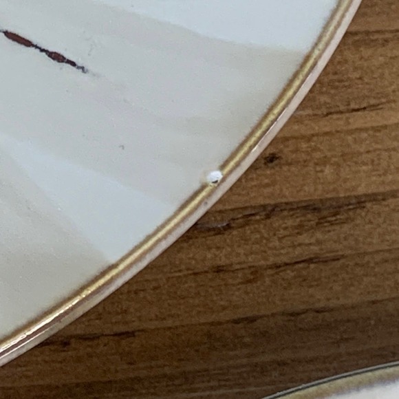 Pier 1 Sanctuary Starburst Stoneware 8.5” Salad Dessert Plates Set of 3 - Picture 4 of 7